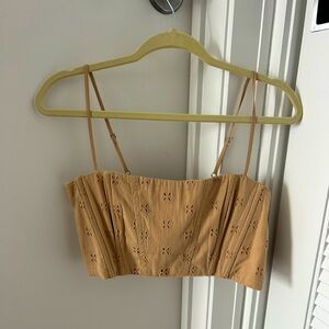Intermix Anglaise Crop Top